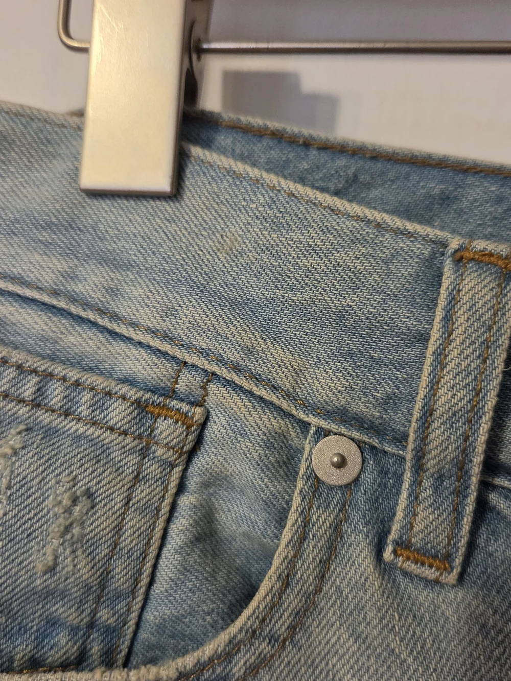 Madewell Baggy Jean Shorts In Bessemund Wash 28